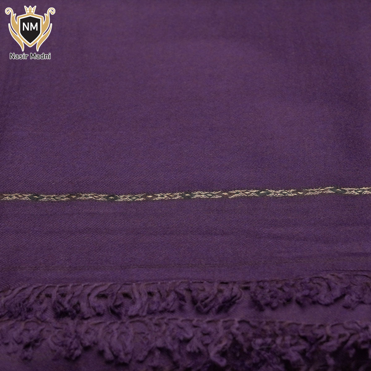 Challa Shawl – Royal Purple by Nasir Madni