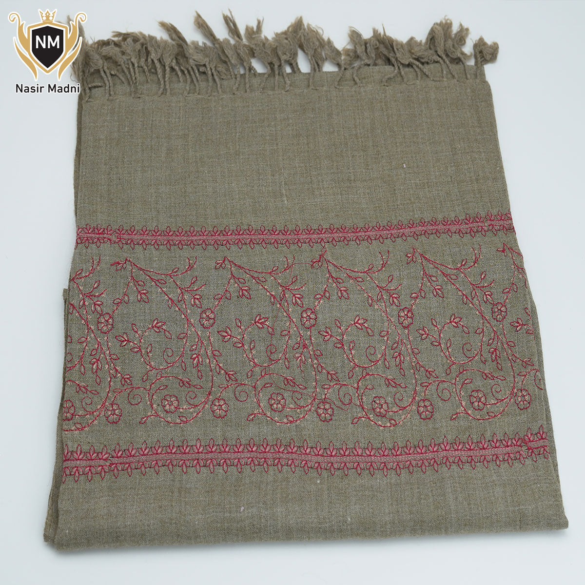 Ladies’ Wool Shawl – Walnut Brown