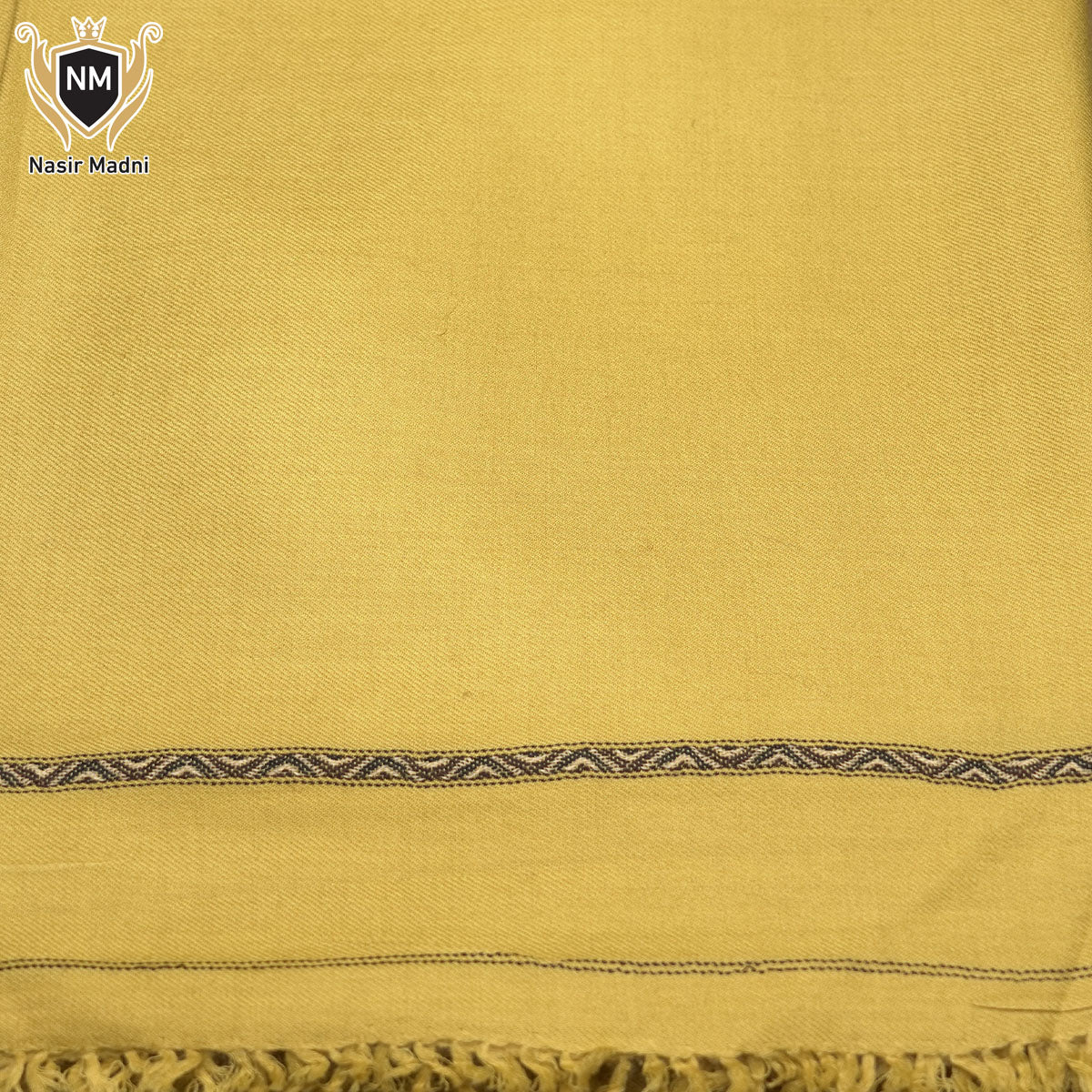 Challa Shawl – Mustard Radiance by Nasir Madni