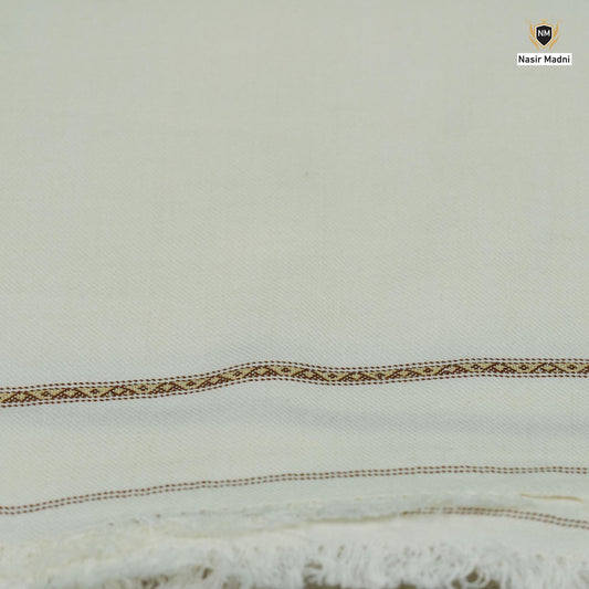 Pure Wool Shawl – Cream