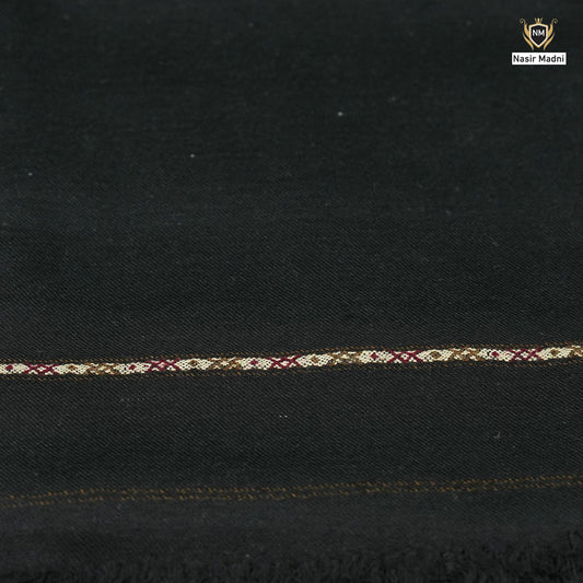 Pure Wool Student Shawl – Black